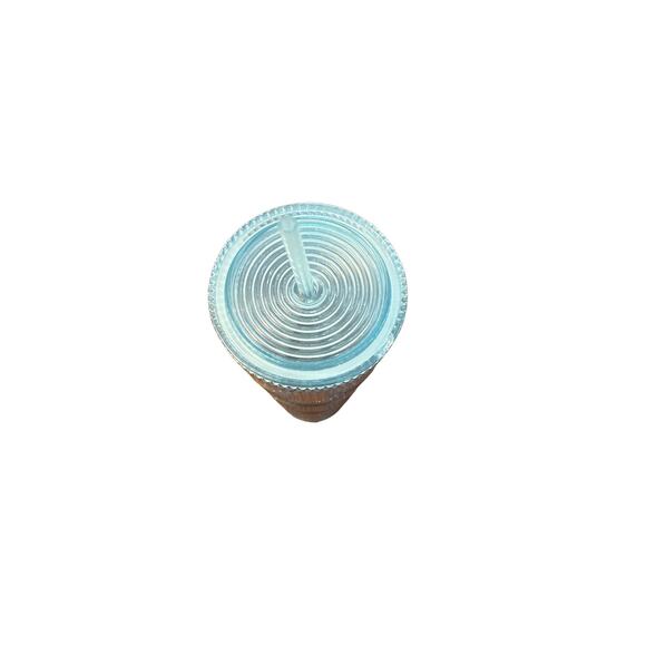 2022 Starbucks Mermaid Blue Green Iridescent Rainbow Clear Venti Tumbler Cup - Picture 4 of 6